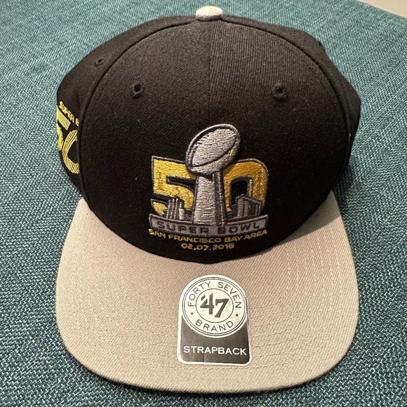 Forty Seven Brand Super Bowl 50 Strapback Hat - Picture 1 of 7